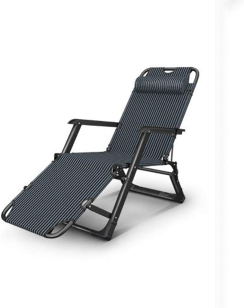 JSEIAJB Recliner, Outdoor Folding Chair with Headrest for Office, Beach, Swimming Pool, Garden