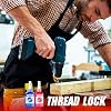 Thread Lock - Medium and High Strength Thread Locker Blue & Red, Threadlocker for Nuts, Bolts, Metal Fasteners - Lock Tight & Prevent Loosening, Seal & Anti-Corrosion, Long-Term Stability (50ml+50ml)
