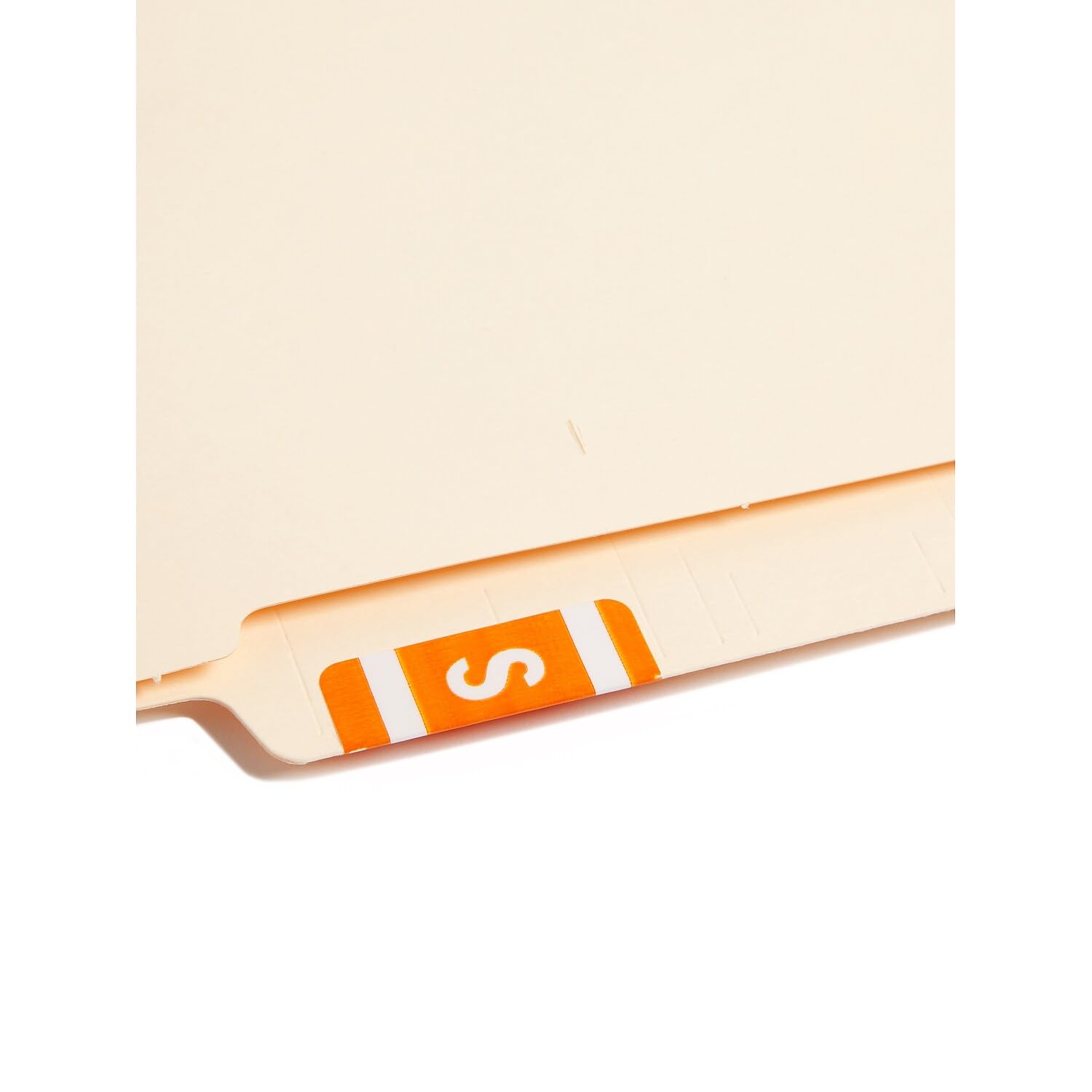 Smead AlphaZ ACCS 67189 Farbcodierte Buchstaben, Buchstabe S, Orange, 100 Etiketten pro Packung