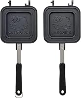 Vista 4 de Skater Hello Kitty Sandwich Maker Cute Baking, Direct Fire, Aluminio