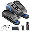 Gonex Under Desk Elliptical Exercise Machine for Seniors, Electric Ellipse Leg Exerciser with Remote, 16 Adjustable Speeds, Manual & 12 Auto Modes, Leg Exerciser While Sitting, Seated Pedal Exerciser