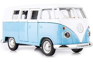 Kids' Blue Bus Toy Adventure