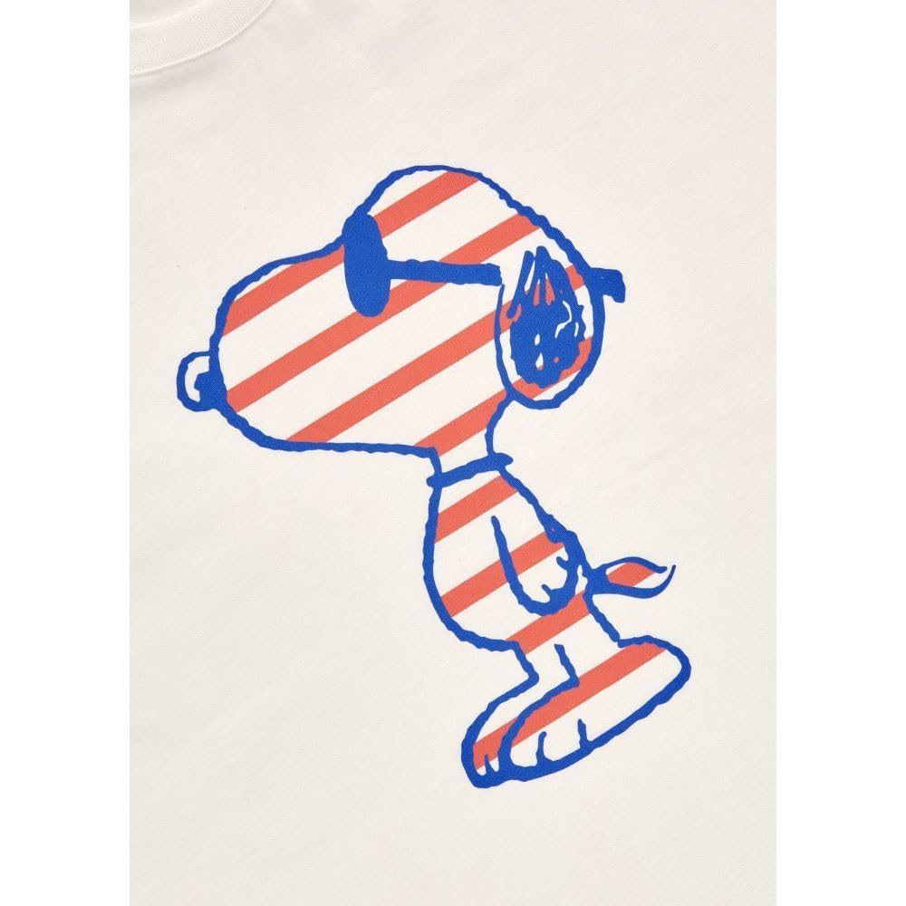 CODELLO T-Shirt Cotton Uni Snoopy Print wei