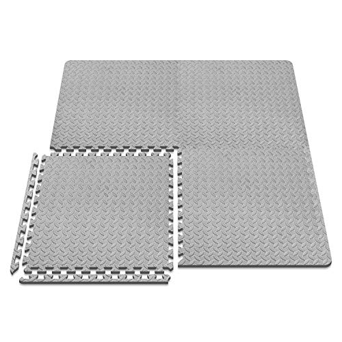 BEAUTYOVO 6' x 4' Large Yoga Mat, 1/3 Inch Extra Thick Yoga Mat Double-Sided Non Slip, Professional TPE Yoga Mats for Women Men, Workout Mat for Yoga, Pilates and Floor Exercises (Dark Gray)
