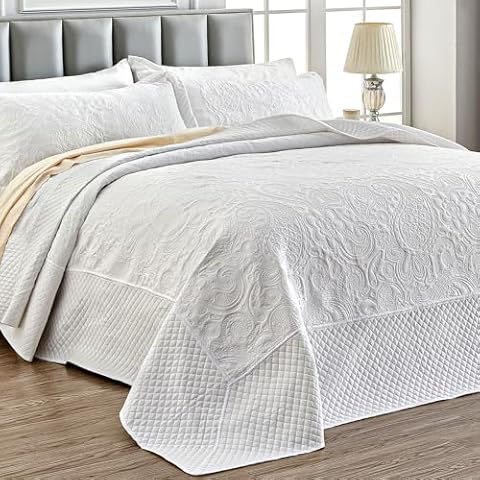 Qucover Alaska Oversized King Bedspread Set Cover