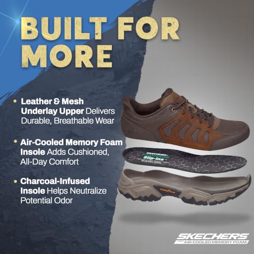 Image of Skechers Men's USA Terraform - Jagger Leather Trail Lace Up Slip-Ins