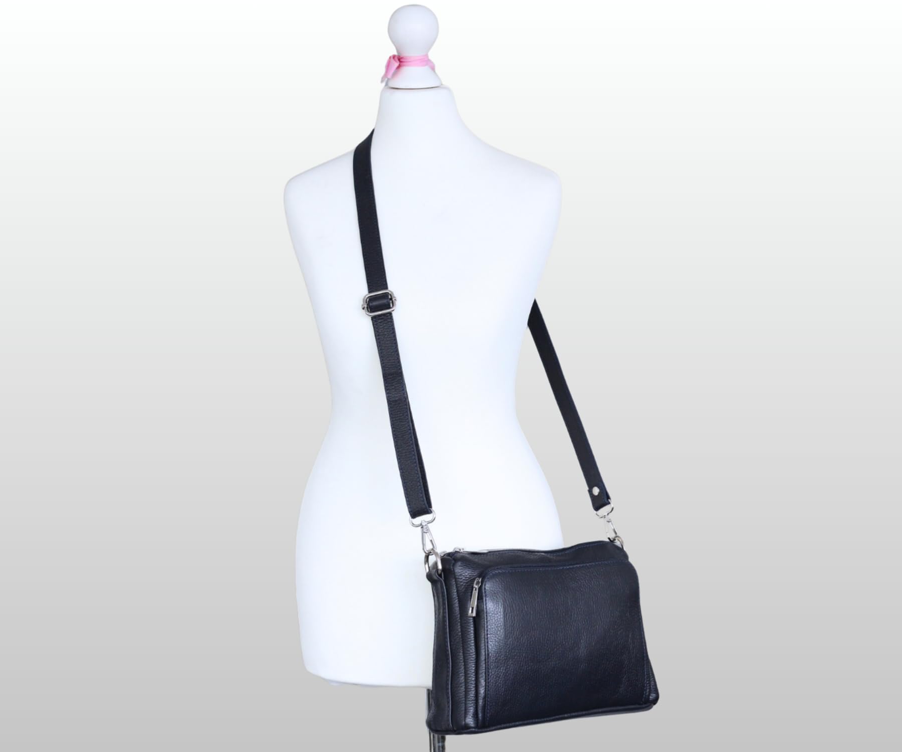 Brise Art PALMA Damen Umhängetasche Echtleder Handgefertigt Crossbody Bag | Damen Schultertasche mit verstellbarem Ledergurt, Echtes Leder, 5 Fächer, Wasserabweisend, Made in Italy