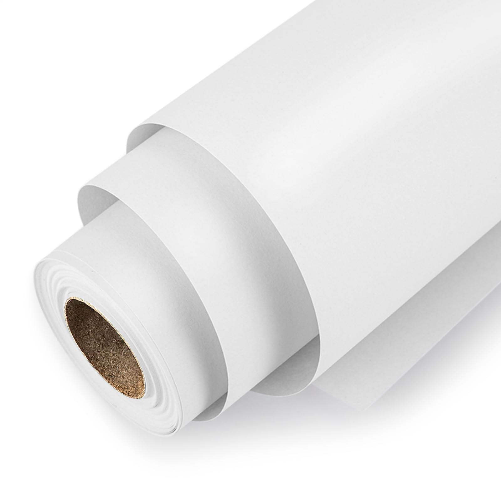 Homeral Jumbo Kraft Wrapping Paper Roll-81.8 sq.ft.30in*32.8ft White Solid Color Recyclable for Christmas, Birthday, Wedding, Baby Shower, Bridal Shower, Valentine's Day