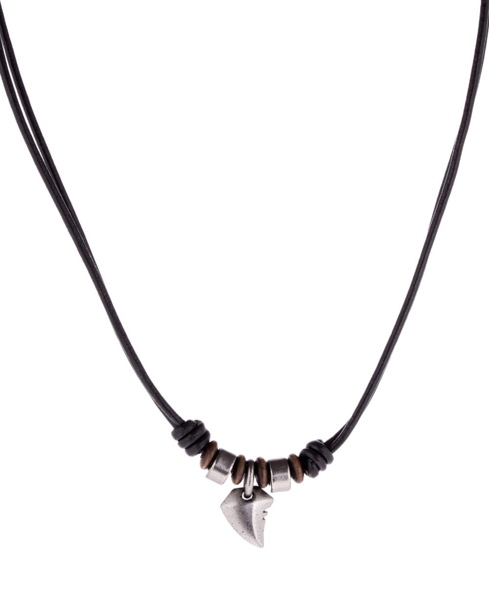 Fossil Fossil Men's Jewellery Made of Stainless Steel, 42 cm + 5 cm Extension, Pendant: 15 x 13 mm