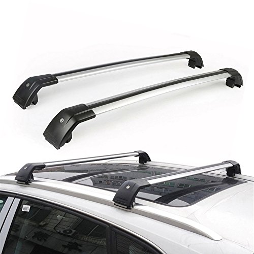 Lockable Roof Rack Crossbars Baggage Luggage Racks for CX5 2017-2020 - Silver