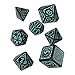 Produktbild Q-Workshop Pathfinder Iron Gods RPG Ornamented Dice Set 7 Polyhedral Pieces, SPAT67