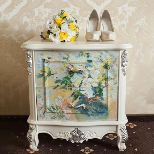 Caratteristiche: il decoupage ha trame e dettagli ricchi, e i colori sul davanti e sul retro sono molto saturi, il che da lontano sembra un vero dipinto ad olio e il motivo può essere scelto in base alle preferenze personali