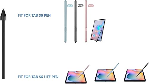 Miniatura 6 de 5 puntas suaves Puntas OEM Tab S6S6 Lite, puntas de repuesto para Samsung Galaxy Tab S6S6 Lite Stylus S Pen + herramientas (S6S6 Lite negro)