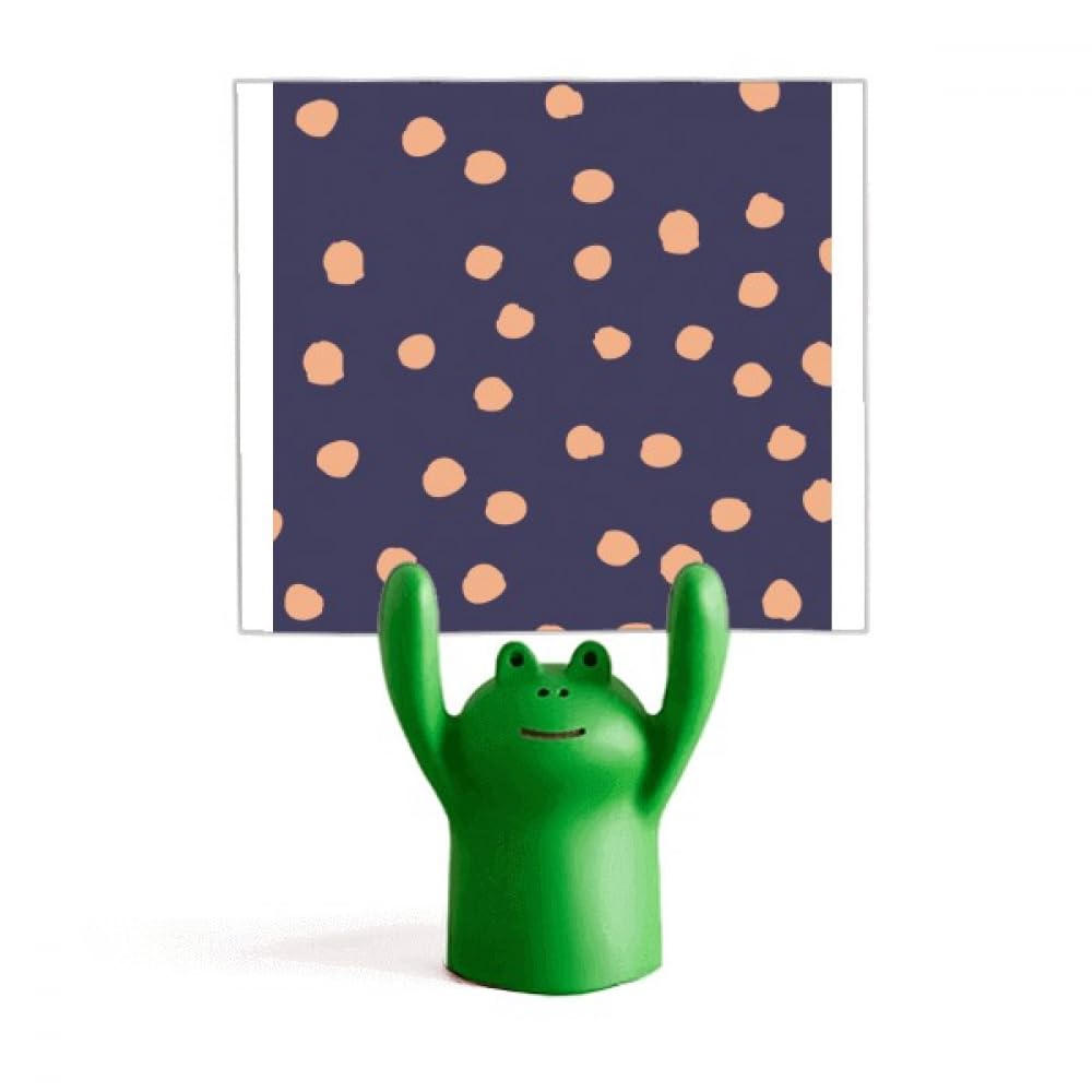 Support dessin animé grenouille Mémo décoration de table et pince note