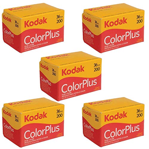 Kodak Colorplus 200 Film - 5x 35mm Farbnegativfilm Mit 36 Aufnahmen