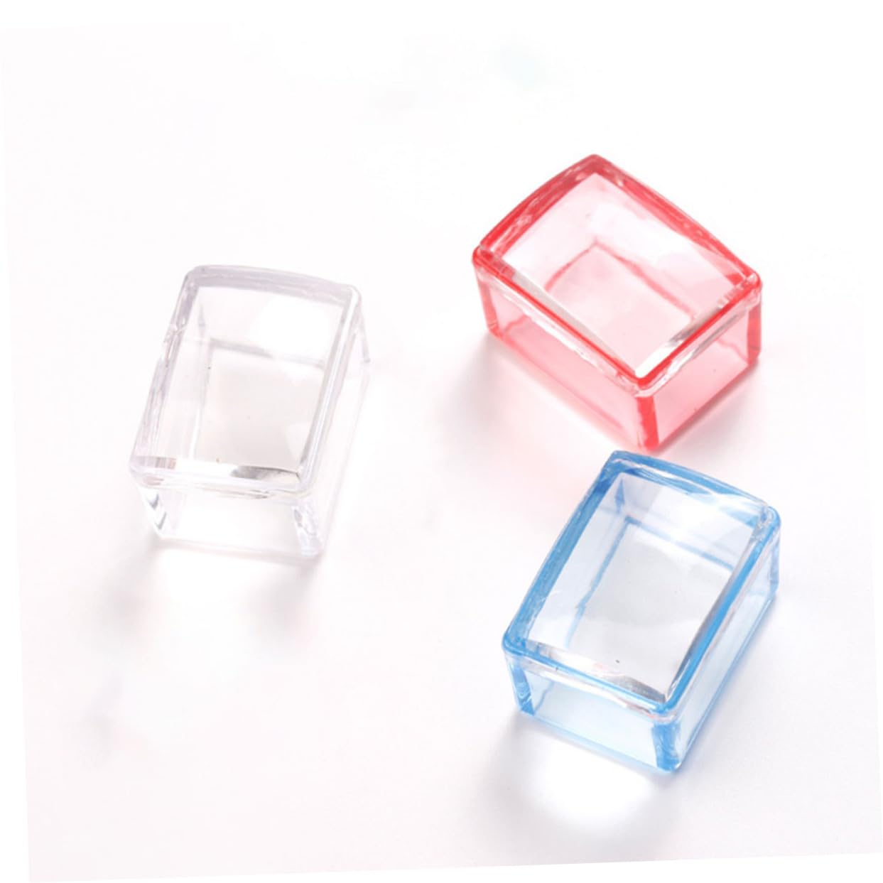 Healvian 15pezzi Timbri Trasparenti Per Unghie Strumenti Per Manicure e Stamping Nail Art Per Casa e Salone Facili Da Usare Leggeri e Versatili Perfetti Per Decorazioni Unghie Art
