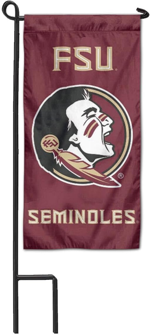 Florida State FSU Noles Mini Garden and Flower Pot Flag Topper