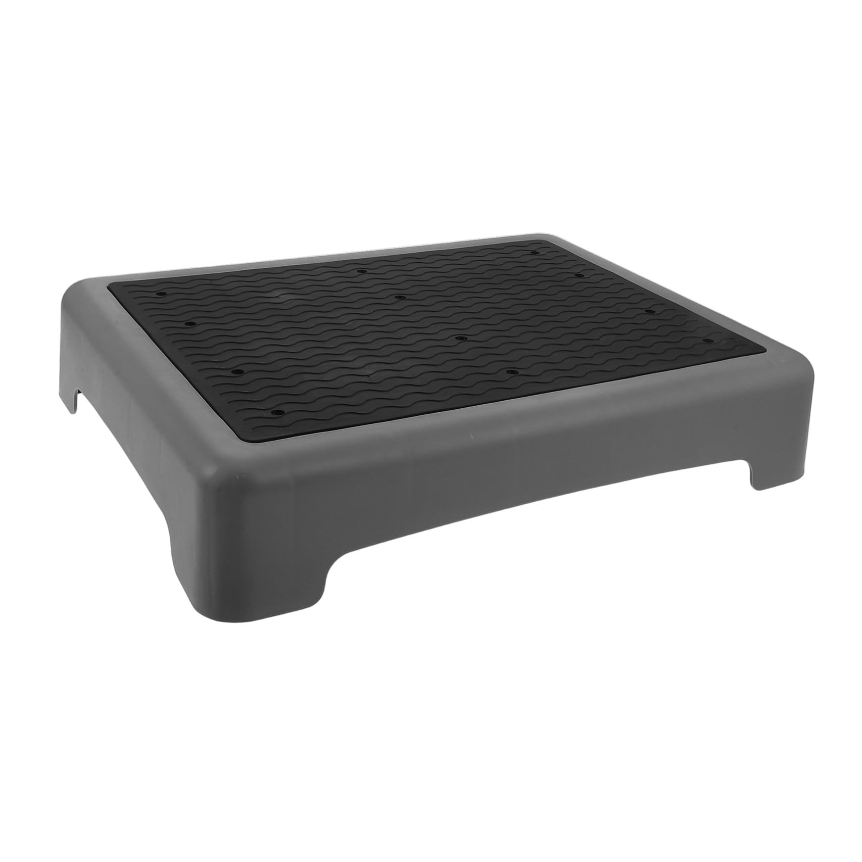 Rutschfester Trittschemel für Außenbereich aus Kunststoff 44x34cm Sicherer Hocktoilette Fußhocker für Senioren und Erwachsene im Badezimmer und Öffentlichen Bereichen