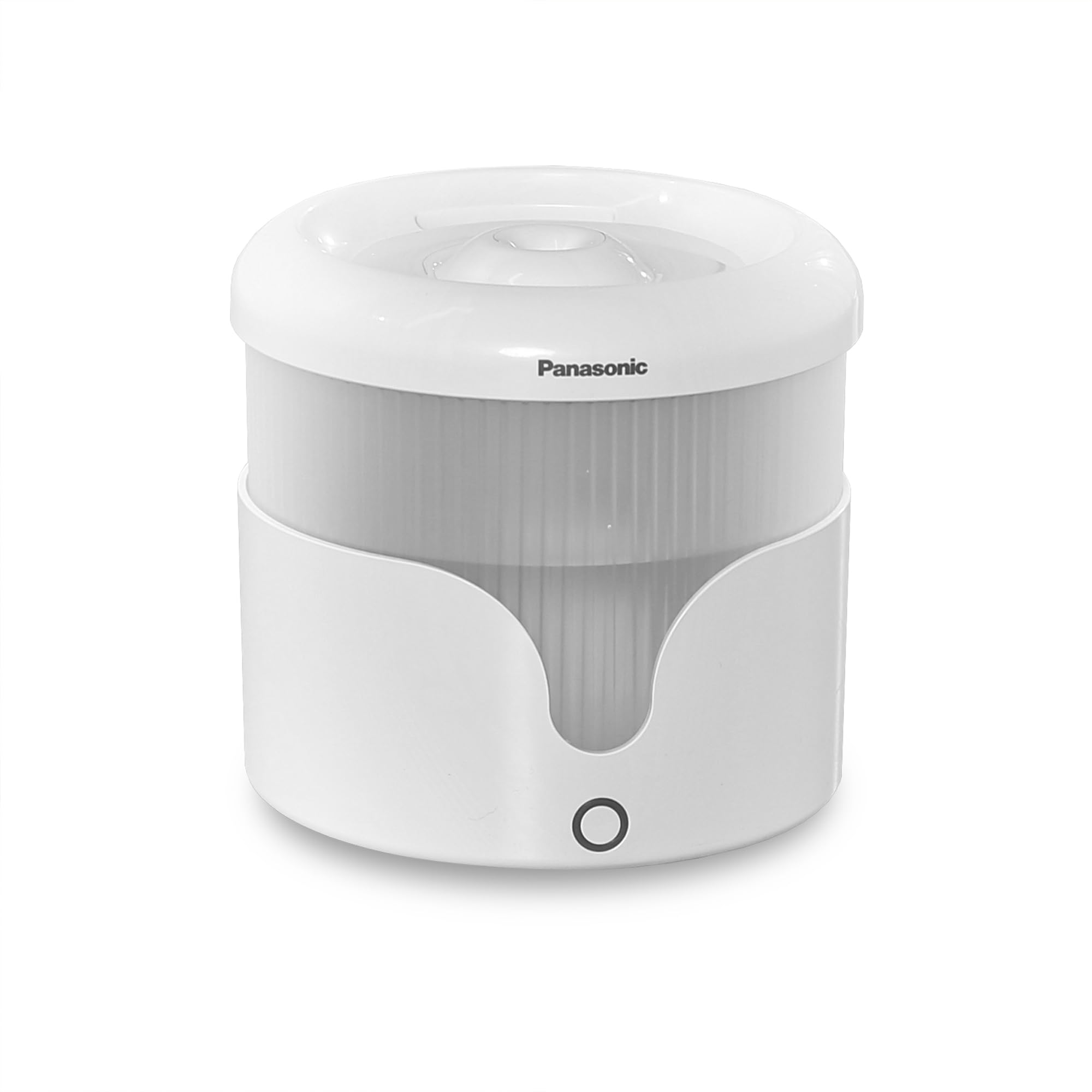 Panasonic CP-JNW01CW Fuente de Agua para Mascotas, para Gatos y Perros de tamaño pequeño y Mediano. Capacidad de 1,9 L, Filtración de 4 Capas, súper silenciosa. Dos Modos, Blanco