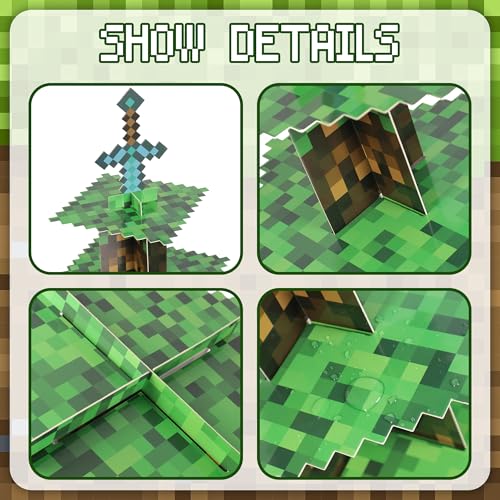 Pixel Theme 3-Tier Cupcake Stand