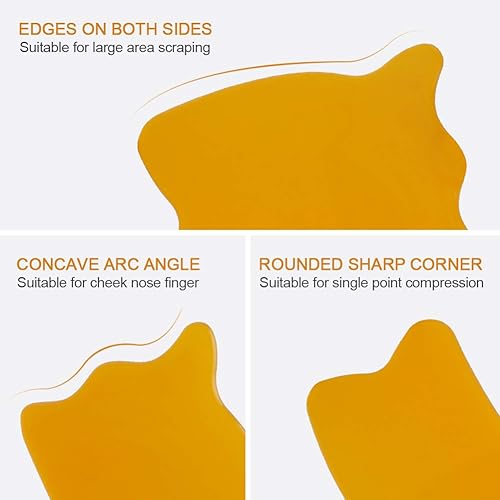 Miniatura 6 de Gua Sha Facial Tools for Face Massage,Tools Face for Skin Care Routine and PuffinessMassager for Eyes, Neck, Body Muscle Relieve Tensions and Reduce