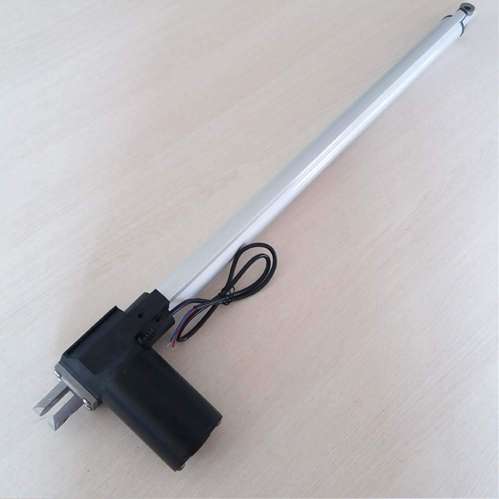 12v/24V 600mm (24inch) micro linear actuator, electric linear actuator, thrust 5000N/500KG/1100LBS, tv lift Customized stroke