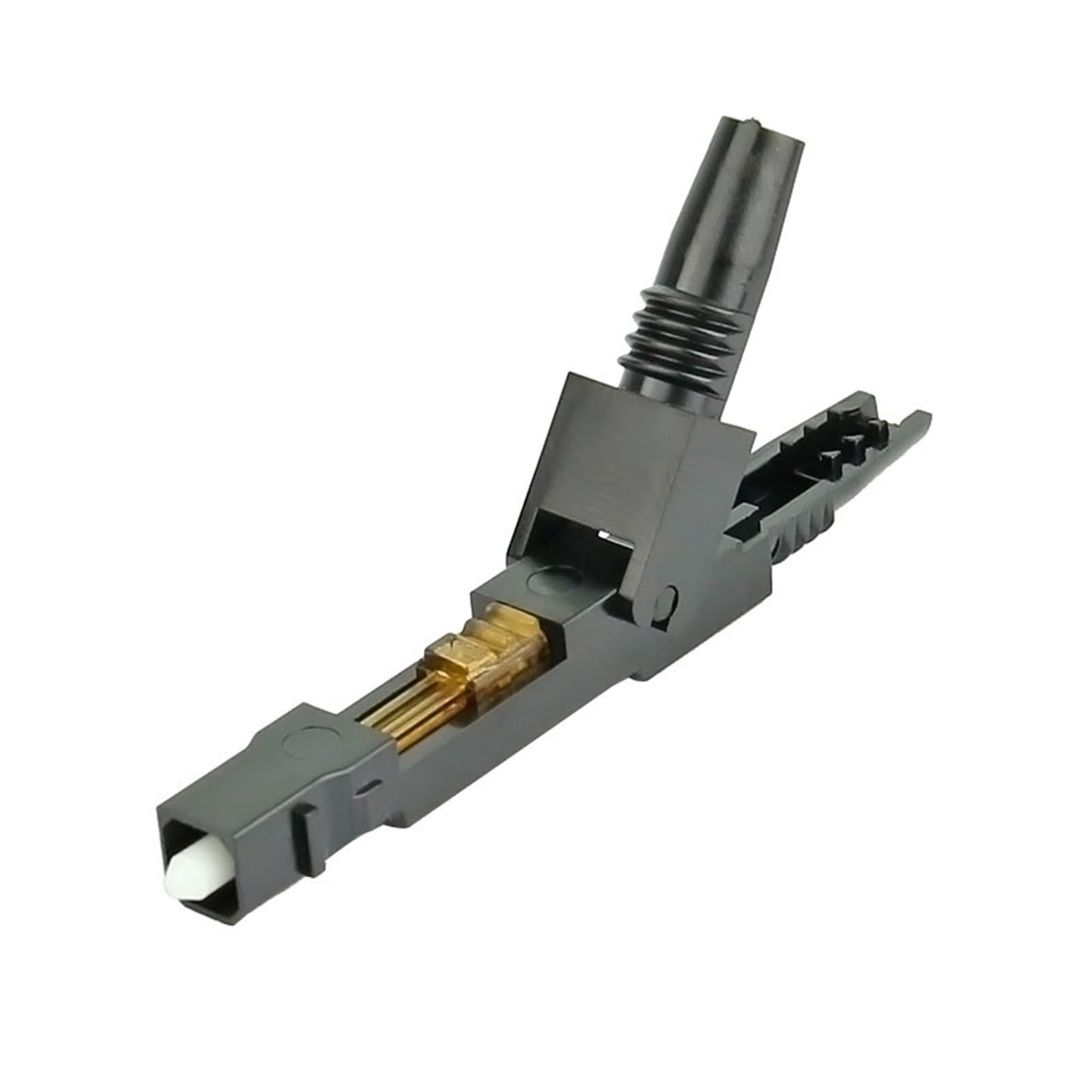 Épisseur de Fibre Optique Adaptateur Fibre Optique monomode Rapide SC APC, 50 à 200 pièces, Assemblage sur Le Terrain for FTTH(50 Pieces K)