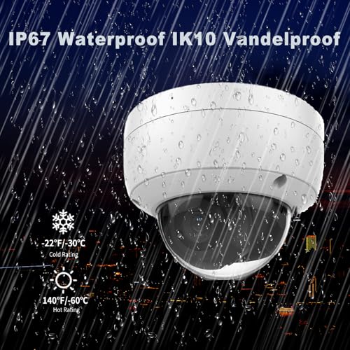 DS-2CD2143G2-IU AcuSense 4MP IP Camera Outdoor, PoE Dome Cameras, Built-in Microphone, 120dB WDR, IP67 IK10 Rating, H.265+, 2.8mm Lens, Oringinal International Version Support Firmware Upgrade by wiztronic - Image 6