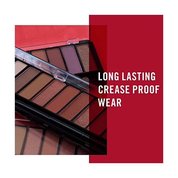 Rimmel London Magnif'Eyes Eyeshadow Palette, 12 Shades, Blendable Formula, Versatile, 005, Spice, 0.5oz