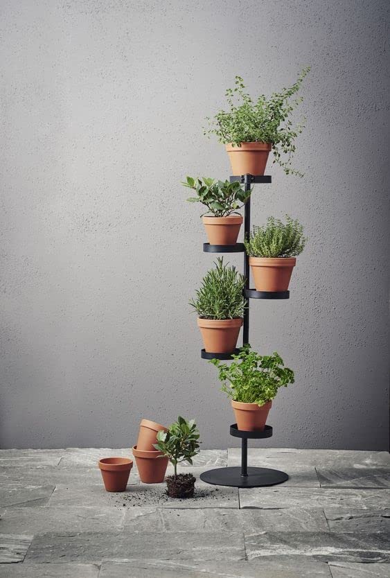 Unique Lifestyle 5 Tier Circular Flower Pot Stand Amazon.in Garden