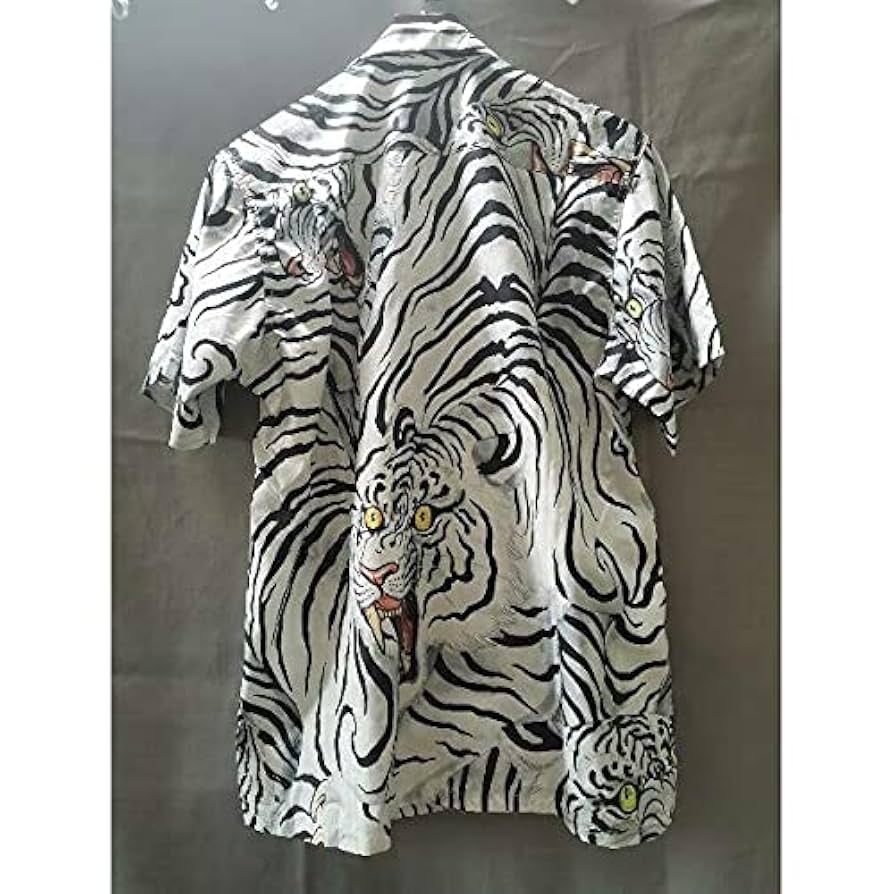 Amazon.co.jp: WACKO MARIA ワコマリア 白虎 HAWAIIAN SHIRT L