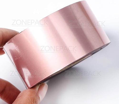 Miniatura 3 de ZONEPACK Papel de aluminio de estampado en caliente colorido (rosa rosa)