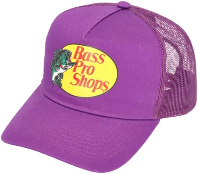 Bass Pro Shops Trucker Cap Purple, Purple, One Size