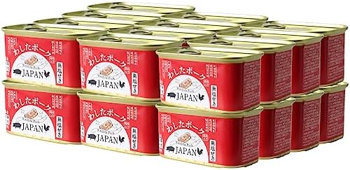 （18:30時点） わしたポーク 200g × 24缶 2ケース ランチョンミート 無塩せき 沖縄 無添加 スパム 防災 備蓄 長期保存 無添加 缶詰 沖縄 国産 まとめ買い 備蓄用 業務用 共同購入 ランチョンミート 国産豚肉 RSL
