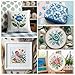 XEmbro 12 PCS Aida Cloth 14 Count White Cross Stitch Fabric for DIY Craft Embroidery, Handmade Needlework, Home Decoration (7.8 x 7.8 Inch)