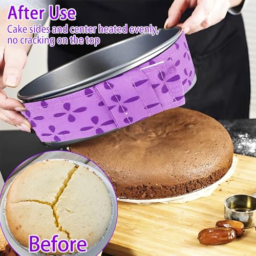 Bandes de cuisson gâteau résistantes à la chaleur - Qualité durable lot de 8 - 8