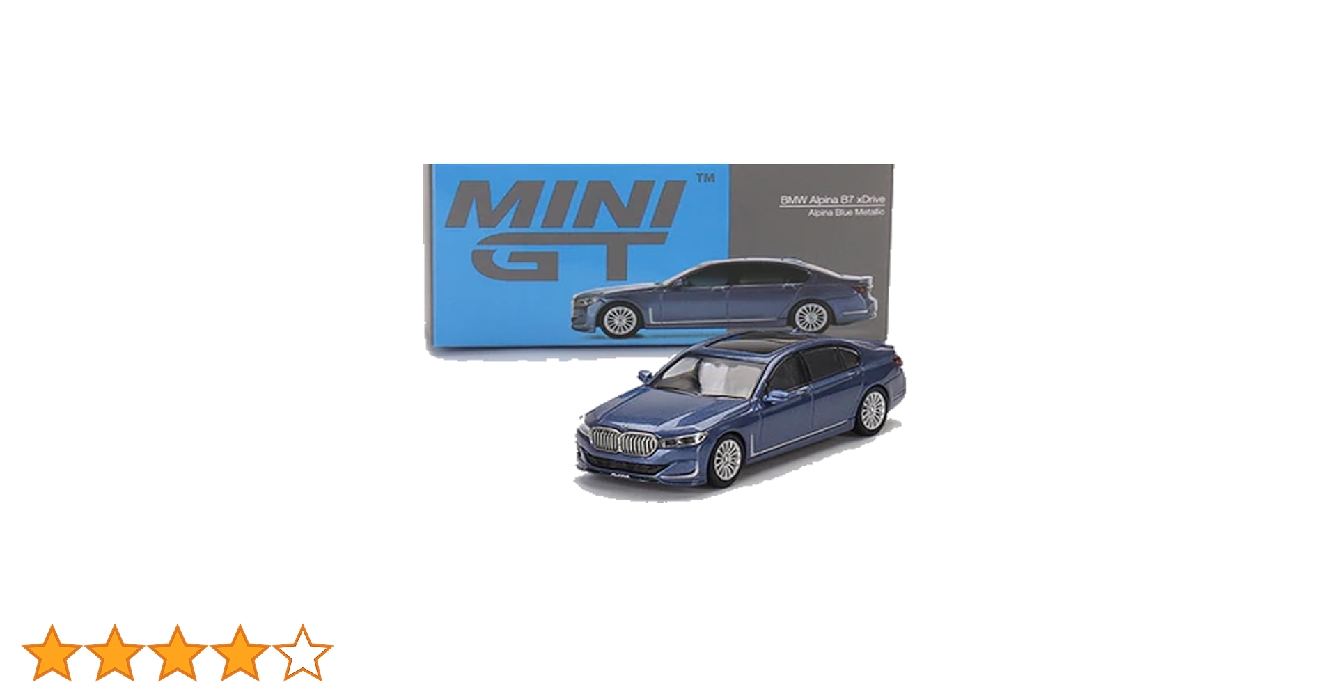 ミニカー MINI GT BMW Alpina B7 xDrive Alpina Blue Breatoi Mini GT BMW Alpina B7 xDRIVE Alpina Blue Metallic 1