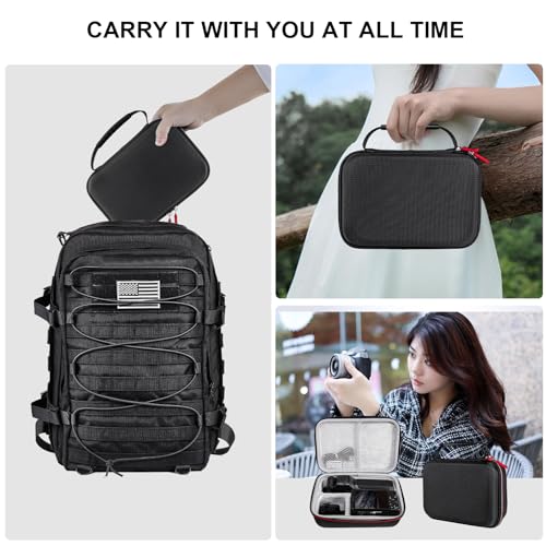 Estuche rígido EVA para cámara Sony ZV-1 y accesorios miniatura 6