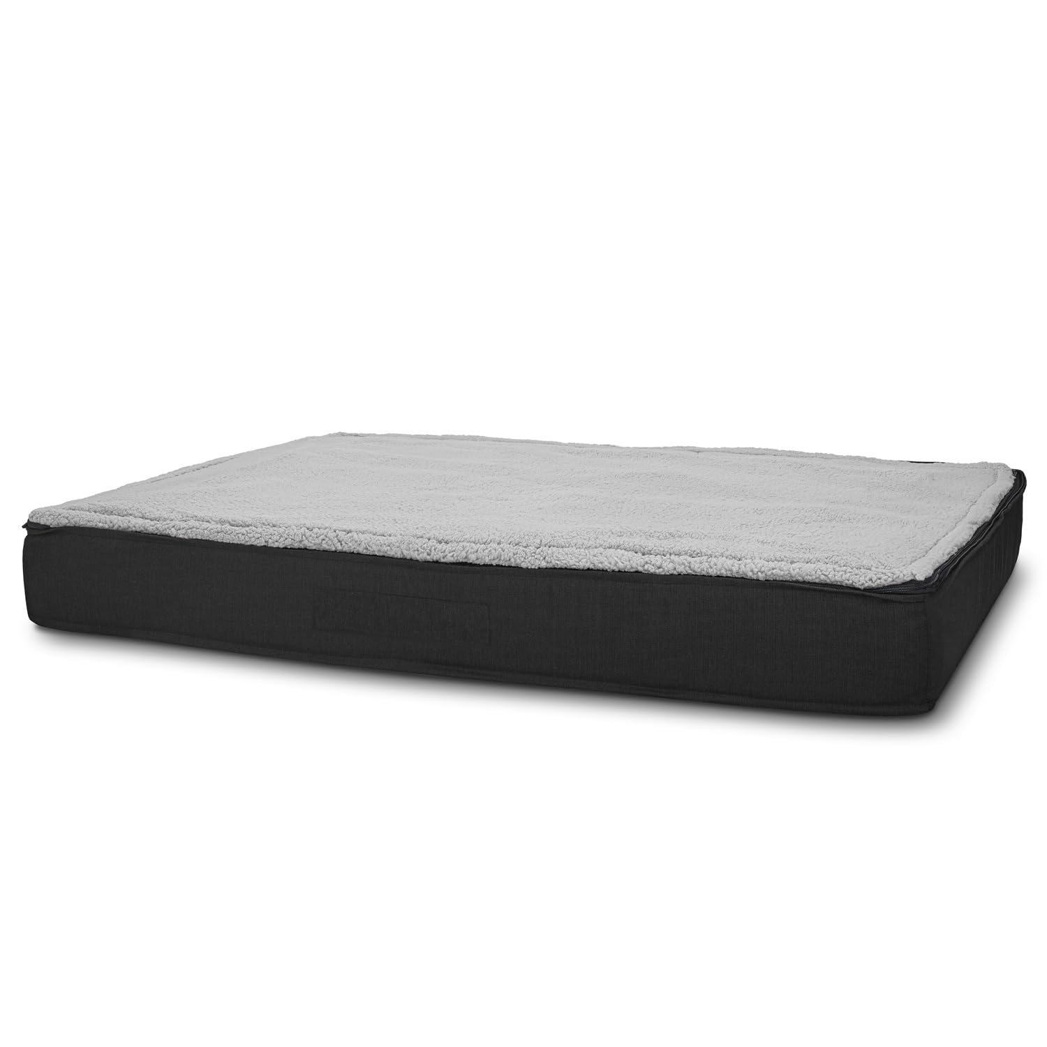 Petzzz Cama ortopédica para perros, funda extraíble, lavable, gris (100 x 70 x 27 cm)