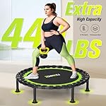 ZCMHAXJ Foldable Mini Trampoline, 40"/48" Rebounder Trampoline for Adults & Kids, 440lbs Capacity Indoor Fitness Workout Exercise Equipment - Image 2