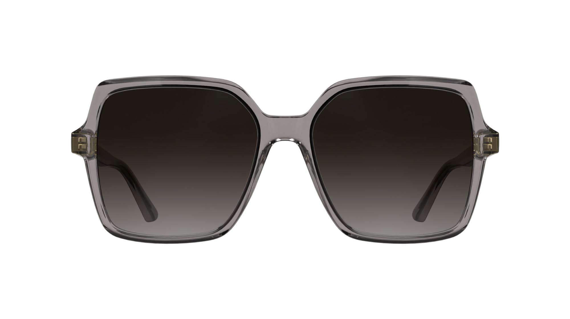 Calvin Klein Women's Sunglasses CK25537S - Transparent Taupe with Gradient Purple Lens