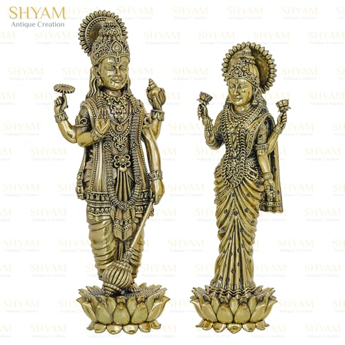 Image of Lord Laxmi-Vishnu statue, Laxmi Narayan idol (SAC010006001025)