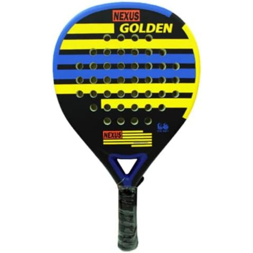 Nexus - Padel Pisa Niveau intermédiaire, modèle doré - 100% Fibre de Verre