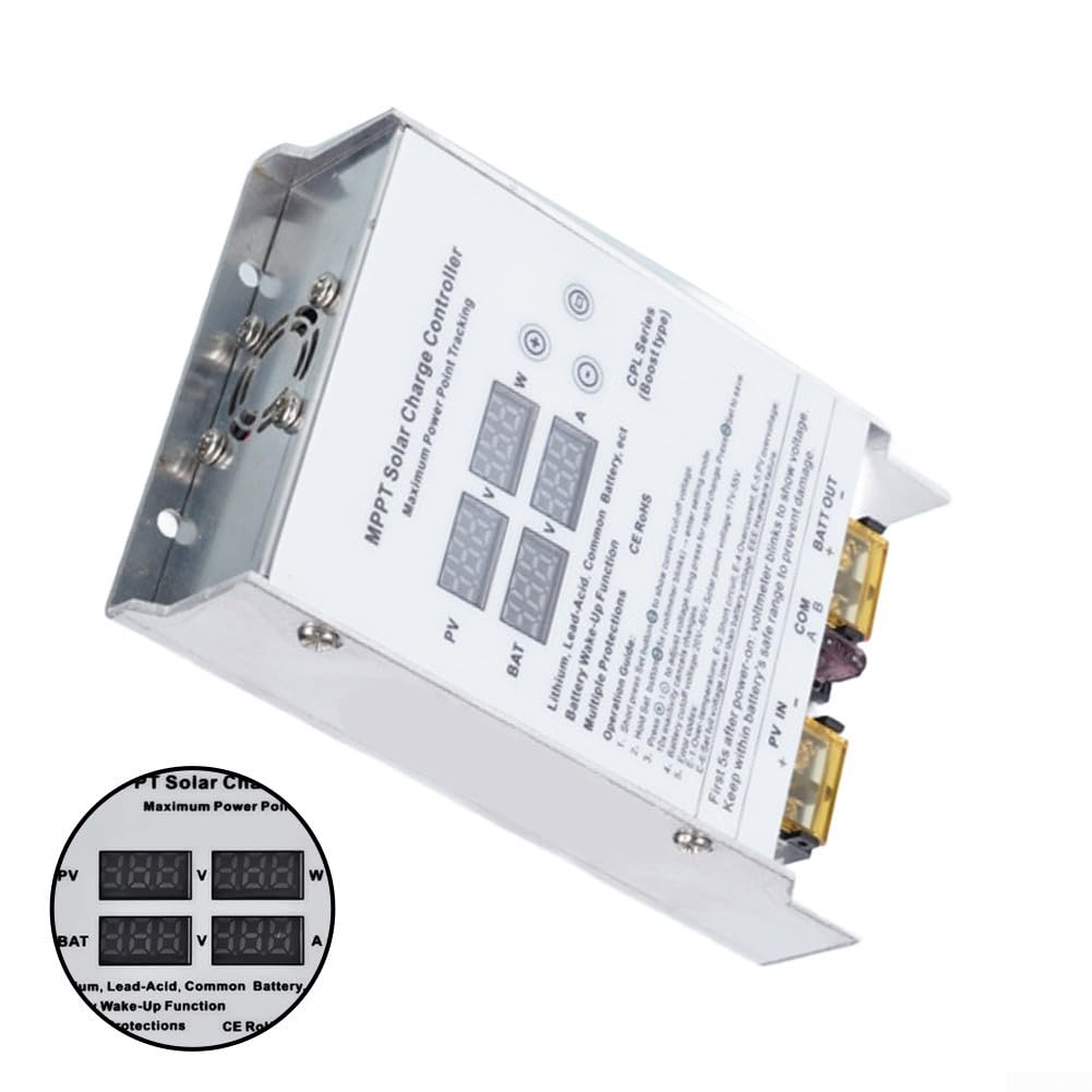 MPPT per controller solare boost 600 W per 24 V-72 V per batteria (600 W) | Aumenta l'ingresso da 17-55 V a 24-85 V per batteria, 99% di efficienza di tracciamento, ideale per sistemi ad alta tensione