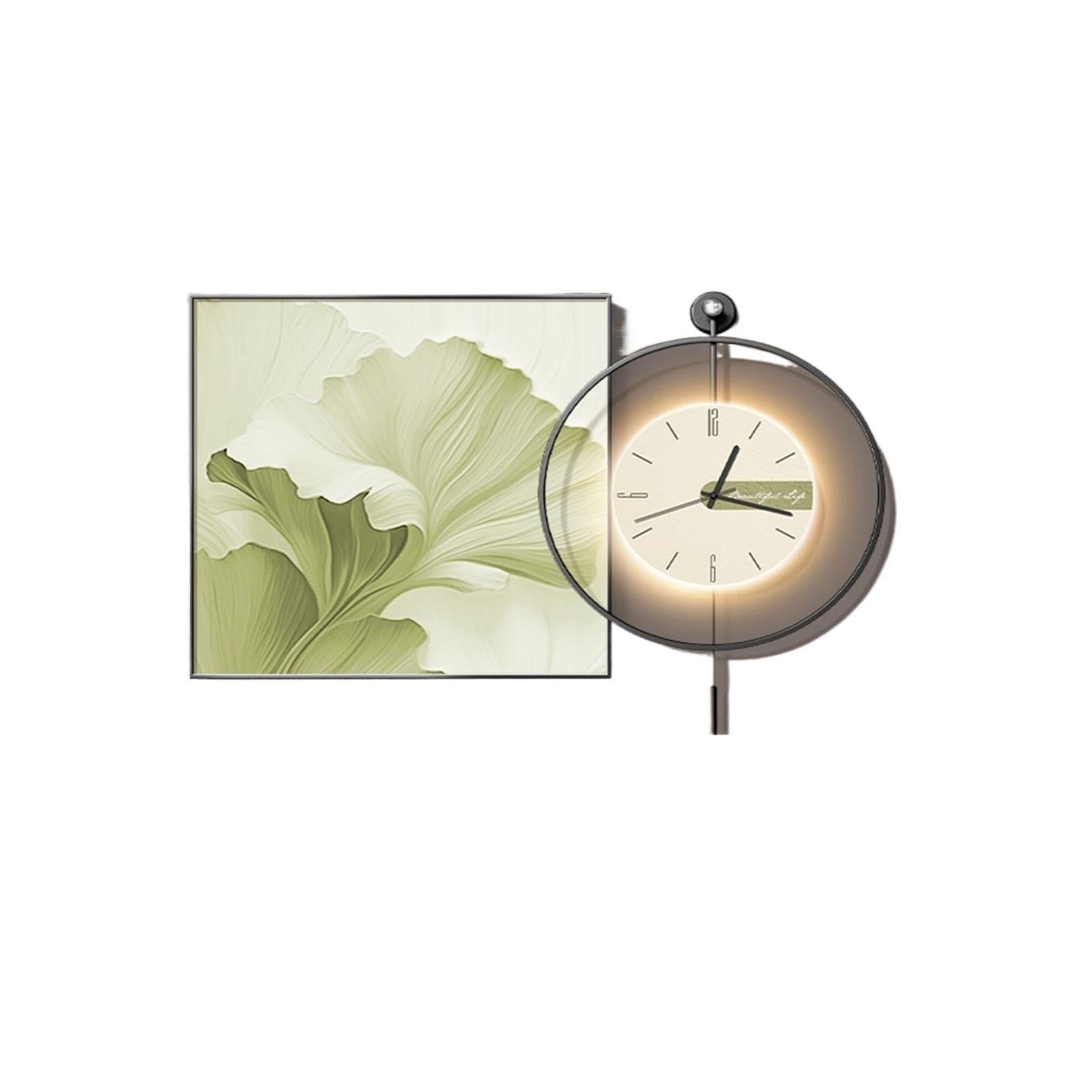 Reloj Cocina Reloj de Pared Decorativo Aplique Cuadrado Redondo 3D