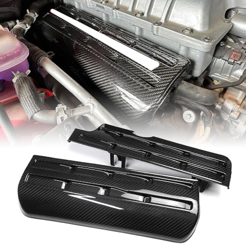 Engine Bay Cover for Dodge Challenger Charger SRT Hellcat 2015-2023 Durango 2021 2022 2023 2024,Side Engine Trim for Jeep Grand Cherokee Trackhawk Wrangle Hellcat 2018+