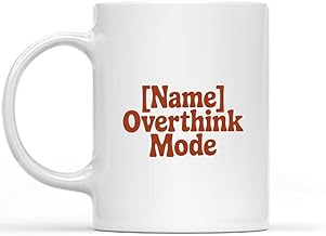 Custom Identity Personal Style Mug Personality Name Individual - OVERTHINK MODE name engraving