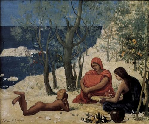 Cuadro le rocce bianche de puvis de chavannes para regalo cultural