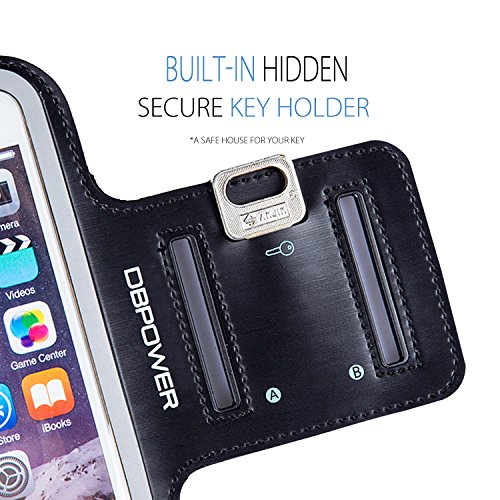 DBPOWER Fascia da Braccio Sportiva Sweatproof