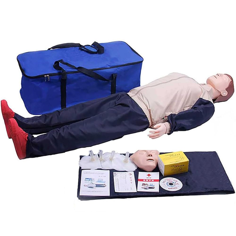 CPR Manichino RCP Didattico Adulto, Manichino per rianimazione, Professionale Formazione Manichino Primo Soccorso Modello Medico Umano per Addestramento al Pronto Soccorso